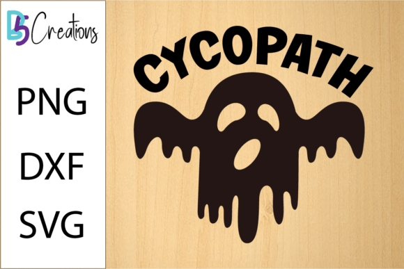 Cycopath Funny Halloween SVG Design for Graphics and Crafts