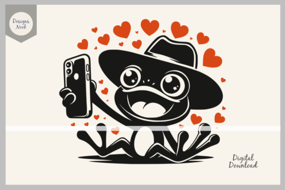 Frog SVG, Funny Animal Taking Selfie SVG Graphics and Crafts Review