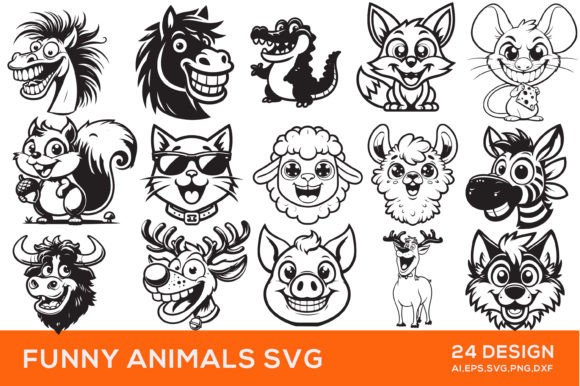 Funny Animals SVG Files: Graphics and Crafts Review