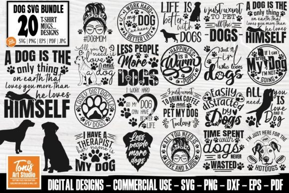 Funny Dog SVG Bundle Dog Mom SVG PNG Graphics and Crafts Review