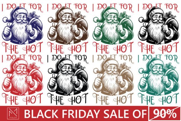 Funny Santa SVG Graphics for Crafts and Branding