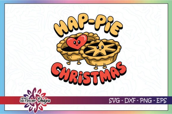 Hap-pie Christmas Beans Funny Puns SVG Graphics and Crafts Review