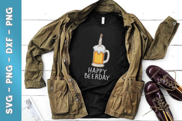 Happy Beer-Day Funny Birthday SVG Graphics and Crafts Review