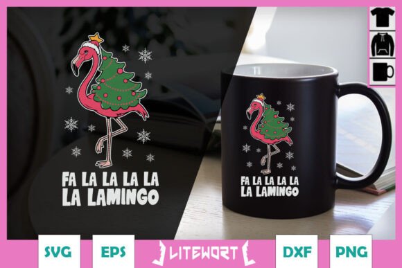 La Lamingo Christmas Funny Puns SVG Graphics and Crafts Review