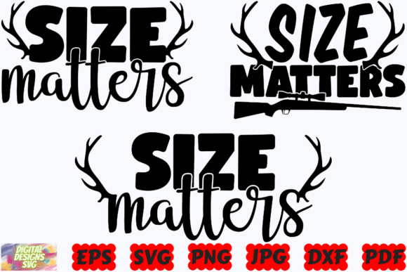 Size Matters SVG Funny Hunting SVG Graphics and Crafts Review