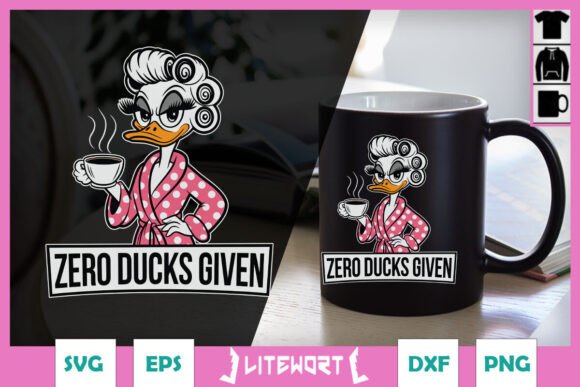 Zero Ducks Given Funny Duck SVG Graphics and Crafts Review